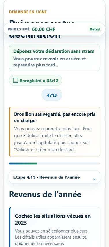 Répondre étape par étape